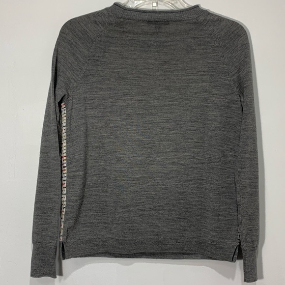 J. Crew Tweed Front Merino Wool sweater XXS - Picture 3 of 7